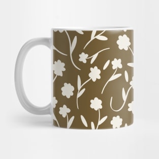 Earthy Boho Floral Pattern Mug